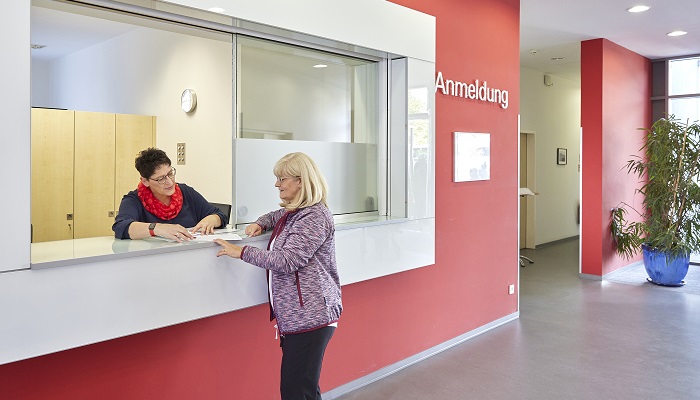 Der Anmeldebereich der Köllertal-Klinik. Der Anmeldebereich der Köllertal-Klinik.